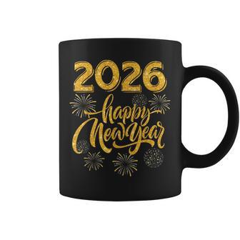 New Years Eve Party Supplies 2026 Happy New Year Fireworks Coffee Mug - Thegiftio UK