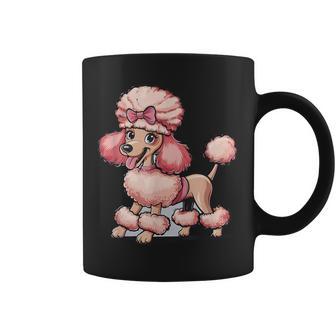 Niedlicher Pudel Hund Mitchleife Tassen - Geschenkecke