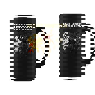 Night Hunters 99 Nights Owl Deer Ram In The Forest Coffee Mug | Seseable FR