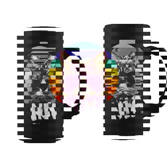 Nina Joli Prénom De Fille Avec Un Chat Cool Tasse - Cadeauxyz