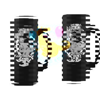 Niños Niños 2 Cumpleaños Dinosaurio T Rex Ya Tengo 2 Años Taza de café - Regaloses