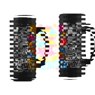 Niños Bloques De Números 8º Cumpleaños 8 Años Piloto Cumpleaños Fiesta Temática Taza de café - Regaloses