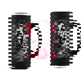 No You Hang Up Ghost Calling Horror Halloween Romance Coffee Mug | Mazezy