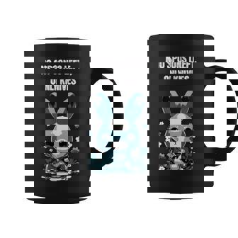 No Spoons Left Chronic Pain Humour Rabbit Cute Spoonie Coffee Mug - Thegiftio