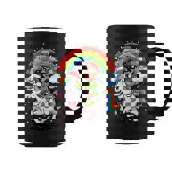 Noël Lutin Licorne Arc-En-Ciel Lutins Tasse - Cadeauxyz