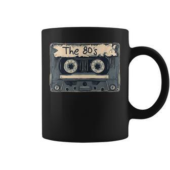 Nostalgic 80'S Retro Cassette Throwback Mix Tape 90'S Coffee Mug - Monsterry