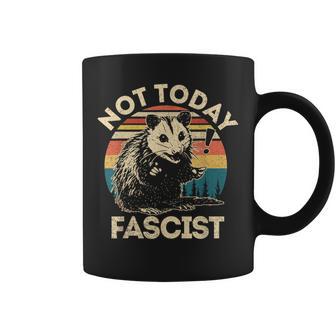 Not Today Fascist Opossum Social Possum Team Trash Coffee Mug - Thegiftio