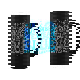 In November We Wear Blue Diabetes Awareness Ribbon Coffee Mug - Monsterry