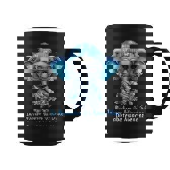 In November We Wear Blue Elephant Diabetes Awareness Coffee Mug | Mazezy