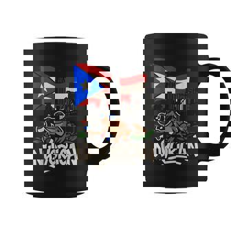 Nuyorican Coqui Puerto Rican Flag New York Pride Coffee Mug - Monsterry
