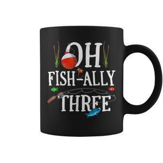 O-Fish-Ally Three Birthday Decorations 3Rd Birthday Boy Coffee Mug - Thegiftio UK