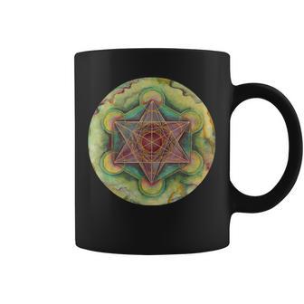 Obra De Arte Del Cubo De Metatron Taza de café - Regaloses