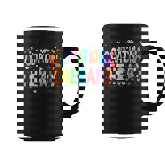 Occupational Therapy -Ot Therapist Ot Month Groovy Retro Coffee Mug - Monsterry
