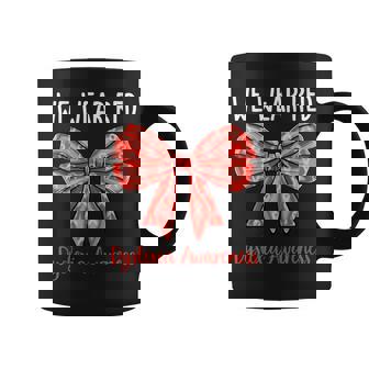 In October We Wear Red Dyslexia Awareness Month Coffee Mug | Mazezy