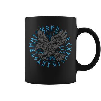 Odin’S Raven & Nordic Compass Coffee Mug - Thegiftio UK