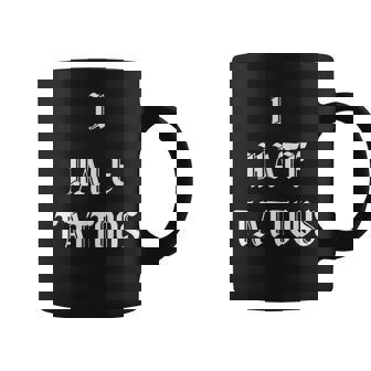 Odio Los Tatuajes Taza de café - Regaloses