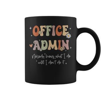 Office Admin Front Desk Administration School Admin Team Fun Coffee Mug - Thegiftio UK