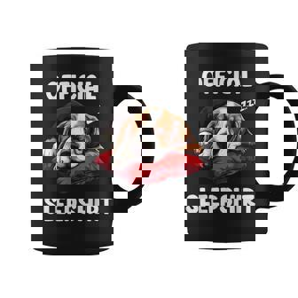 Official Basset Hound Sleep Dog Lover Pajama Sleepwear Coffee Mug - Monsterry