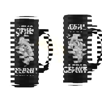 Official Maltese Sleep Cute Dog Lover Pajama Sleepwear Coffee Mug - Thegiftio