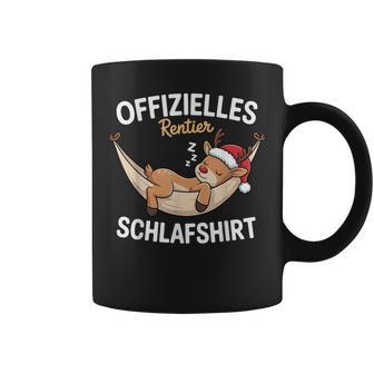 Offizielles Rentierchlaf Pyjama Weihnachtchlafanzug Tassen - Geschenkecke