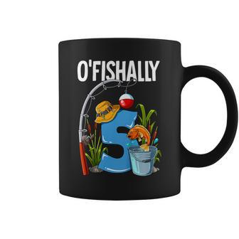 O'fishally 5 Years Old 5Th Birthday Fishing Coffee Mug - Thegiftio UK