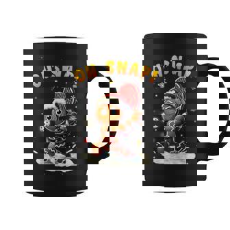Oh Snap Gingerbreadman Christmas Pickleball Coffee Mug - Monsterry