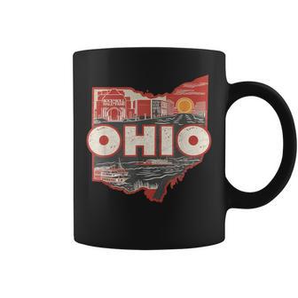 Ohio State Of Ohio Retro Ohio Coffee Mug - Thegiftio UK