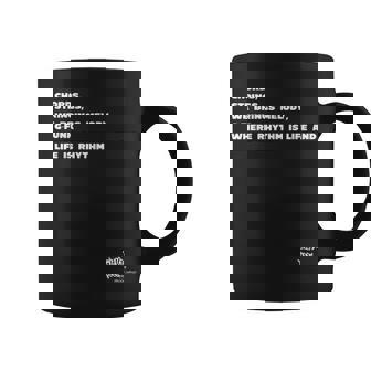 OLD SCHOOL RAP HIP HOP Merch Regulate Warren RHYTHM IS LIFE Coffee Mug | Mazezy