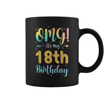 Omg It's My 18Th Birthday Girls 18 Years Old Birthday Coffee Mug - Thegiftio UK