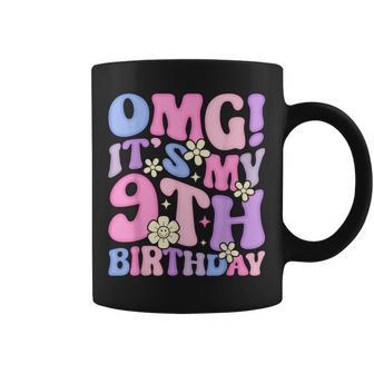 Omg It's My 9Th Birthday Girls Nine 9 Year Old Bday Coffee Mug - Thegiftio UK