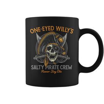One Eyed Willy's Salty Pirate Crew Coffee Mug - Thegiftio UK