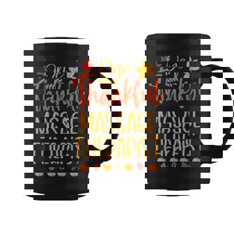 One Thankful Massage Therapist Thanksgiving Fall Matching Coffee Mug - Thegiftio