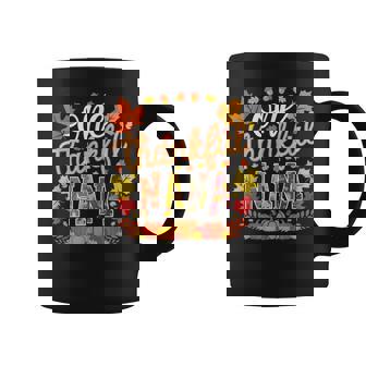 One Thankful Nana Leaves Fall Autumn Thanksgiving Coffee Mug - Thegiftio