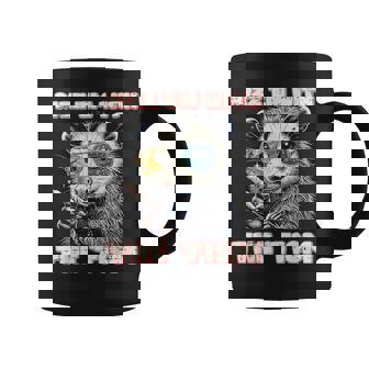 Opossum Rizz Em With Tism Autism Possum Meme Men Coffee Mug - Monsterry