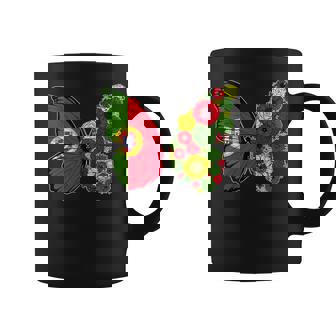 Origen Portugués Bandera Portugal Mariposa Raíces Portuguesa Taza de café - Regaloses