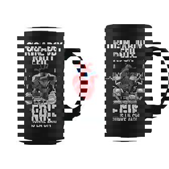 Original Body Rebuilt Engine Runs Like A Charm Open Heart Coffee Mug | Seseable FR