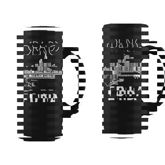 Orlando Florida Skyline Music Orlando Souvenir Coffee Mug | Mazezy