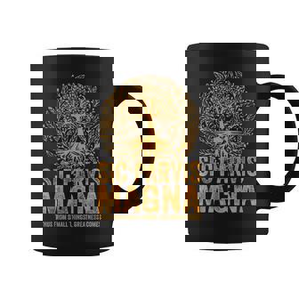 Oro Estoico Con Traducción Estoicismoic Parvis Magna Taza de café - Regaloses