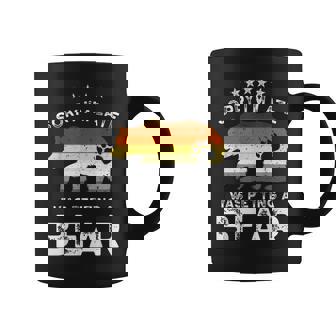 Oso Gay Orgullo Divertido Pata Retro Look Taza de café - Regaloses