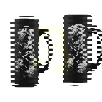 Ours Jouant De La Batterie Drôle Musicien Animal Batteur Punk Rock Tasse - Cadeauxyz