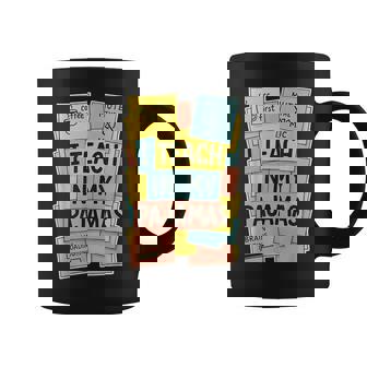 Pajamas Day Home School Remote Teacher Pjs Sticky Note Coffee Mug | Mazezy