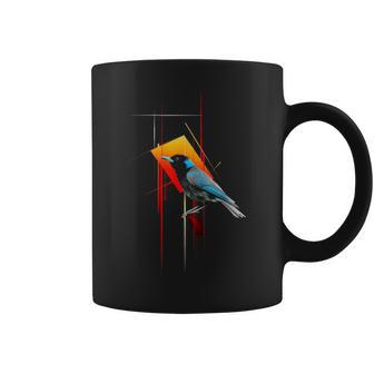 Pájaro Animal Zoo Arte Pájaro Taza de café - Regaloses