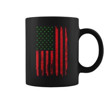 Pan African American Flag Afro Roots Black History Month Coffee Mug - Thegiftio