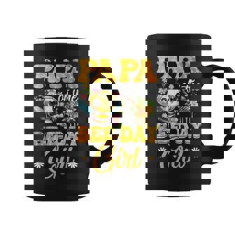 Papa Of The Birthday Girl Bee Family Birthday Party Coffee Mug - Monsterry