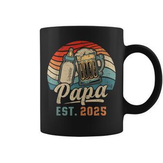 Papa Est 2025 Ersteratertag Frischgebackenerater Tassen - Geschenkecke