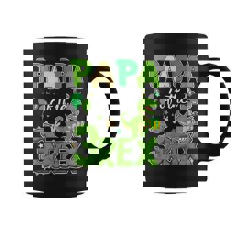 Papa Of The Three Rex Birthday Dinosaur Family Matching Coffee Mug | Mazezy