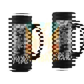 Papibara Divertido Capybara Mejor Papá Día Del Padre Capybara Taza de café - Regaloses