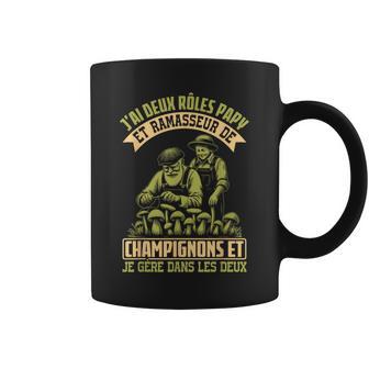 Papy Ramasseur Champignons Humour Cueillette Petits Enfants Tasse - Cadeauxyz