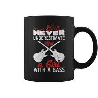 Para Bajista Es Regalo Aficionado A La Música Cuello Taza de café - Regaloses