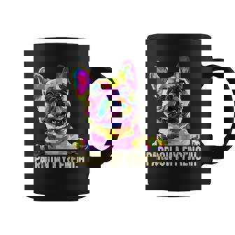 Pardon My French Pop Art Frenchie French Bulldog Coffee Mug | Mazezy